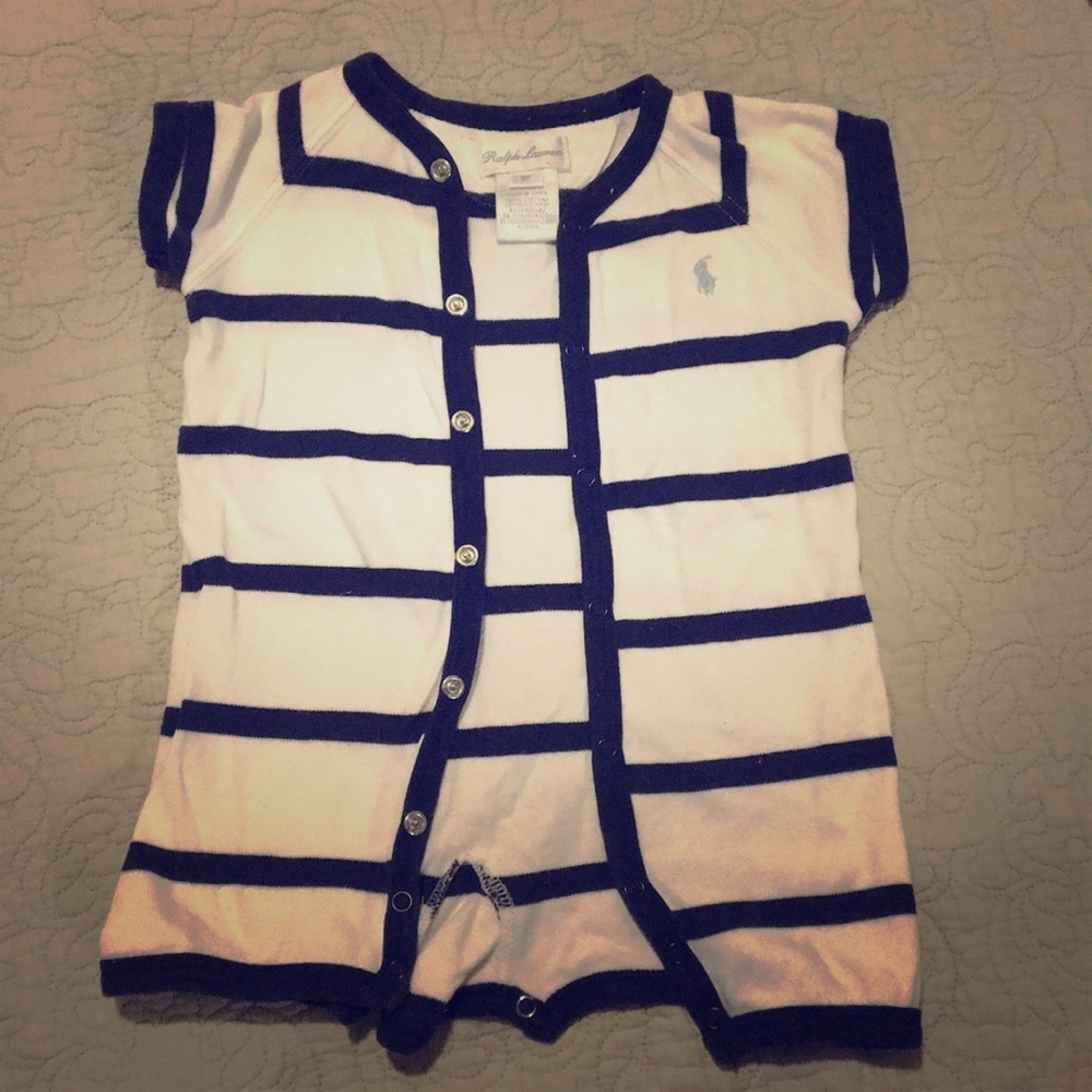 Ralph Lauren Striped Shortall 6M